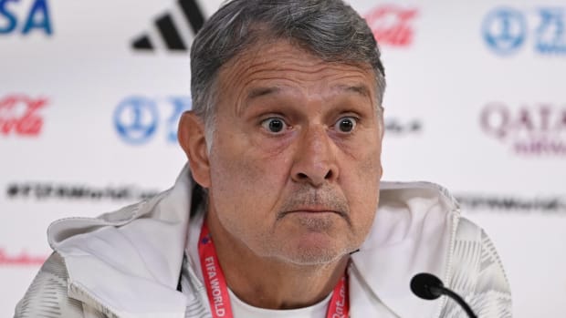 Gerardo Martino en conferencia de prensa de la selección mexicana